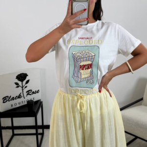 تیشرت Popcorn مرواریددوزی
